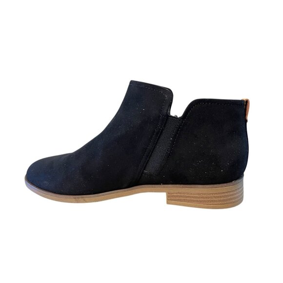 Dr. Scholl's Ladies 10 M Black Ankle Booties Faux Suede Astir Boot - Picture 5 of 7